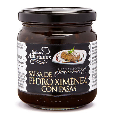 Salsa Salsas Asturianas 215g pedro ximénez con pasas
