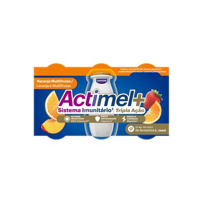 Actimel naranja multifrutas pack 6 100g x 6