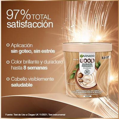 Tinte Pelo Good Garnier Rubio N&ordm; 8.0