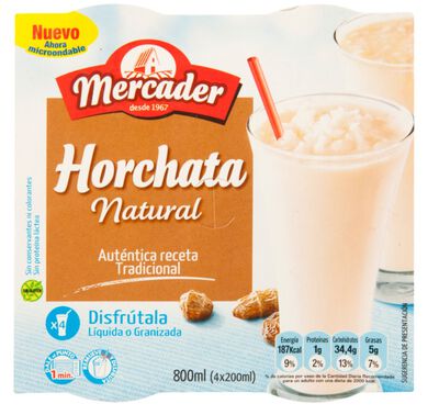 Granizado mercader 4u horchata