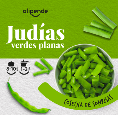 Judías verdes Alipende 1kg planas