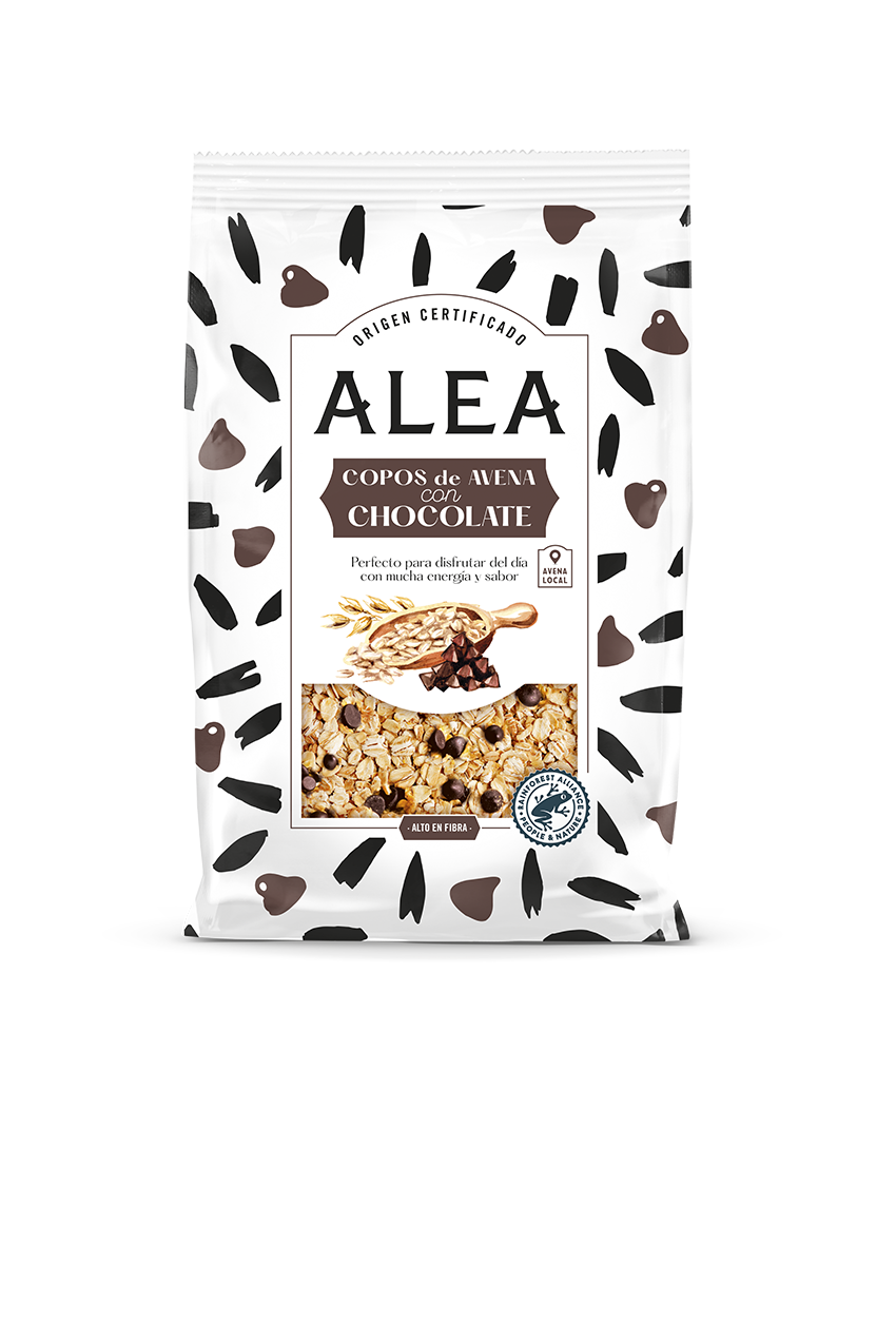 Copos de avena con chocolate Alea 500g