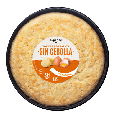 Tortilla de patata sin gluten Alipende 600g sin cebolla