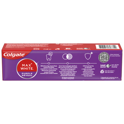 Pasta de dientes blanqueadora Colgate Max White Purple Reveal 75ml