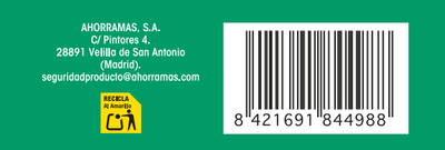 Estropajo con esponja Lanta 2 uds vegetal