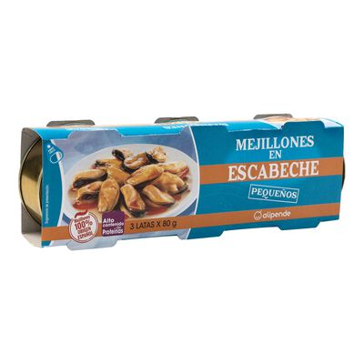 Mejillon Alipende pack 3 en escabeche
