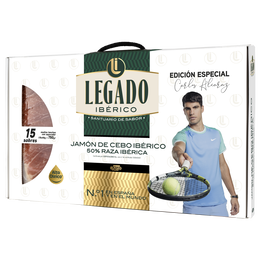 Maletín Jamón Cebo Ibérico 50% Legado 15X50G