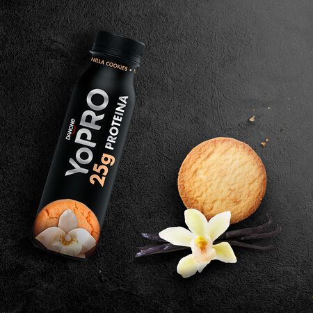 Yogur líquido proteínas Yopro 300g vainilla cookies