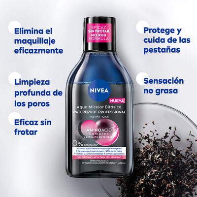 Agua micelar Nivea 400 ml Waterproof