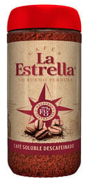 Café soluble descafeinado La Estrella 190g