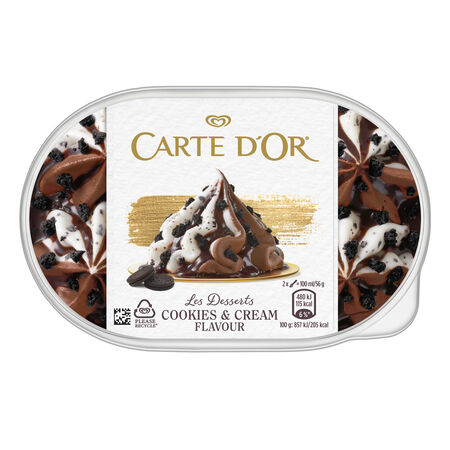 Helado Carte D'or cookies and cream