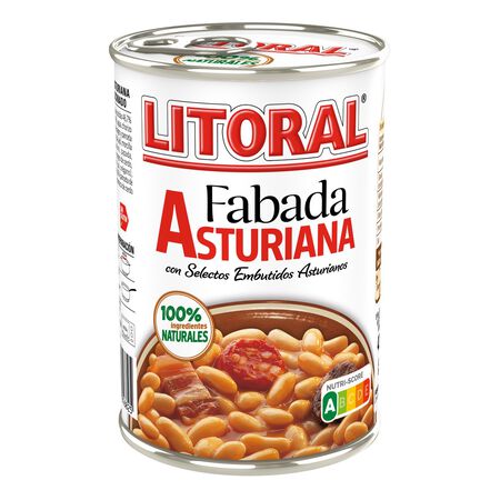 Fabada asturiana con selectos embutidos Litoral 435g