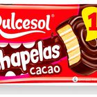 Bizcocho Dulcesol 3 uds cubierto de cacao
