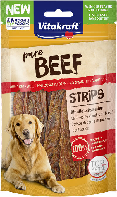 Snack de carne para perro esterilizado Vitakraft 80g