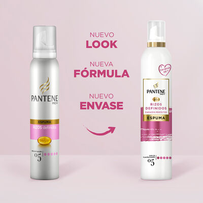 Espuma fijadora Pantene 300 ml Rizos Definidos