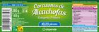 Alcachofa Alipende 20/25 165g