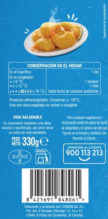 Gambas gabardina Alipende 330g