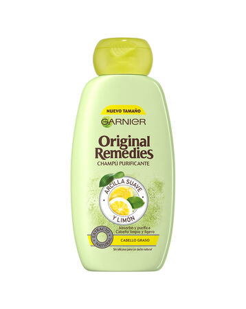 Champú purificante Garnier Original Remedies 300ml Arcilla y Limón