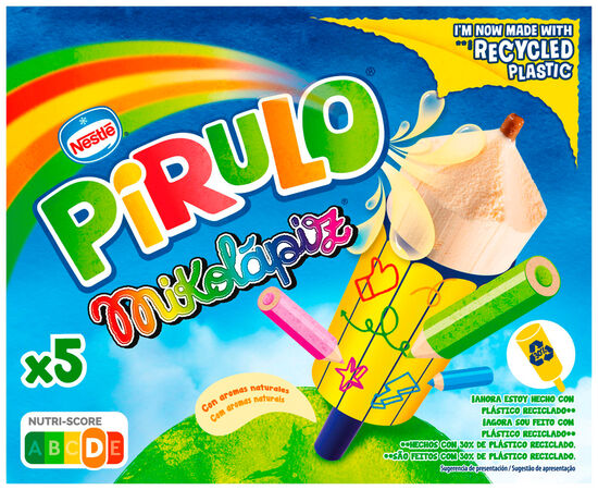 Helado pirulo micolapiz Nestlé 5 uds