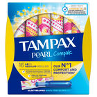 Tampón con aplicador Tampax Pearl compak 16 uds regular