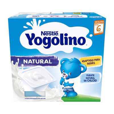 Postre Nestlé Yogolino natural desde 6meses pack 4
