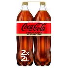 Refresco cola Coca-Cola 2l pack botella 2 zero az&uacute;car zero cafe&iacute;na
