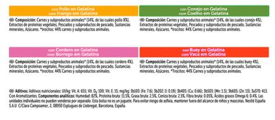 Alimento para gati fantastic F&eacute;lix P4 Carnes