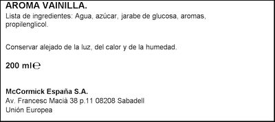 Aroma de vainilla Vahiné 200ml