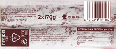 Fuet family ElPozo 2x170gr