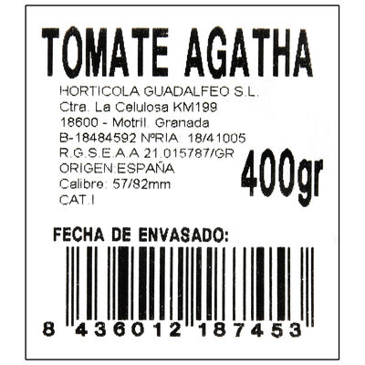 Tomate agatha bandeja 400g