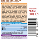 Helado tarrina Alipende premium tarta queso 500 ml