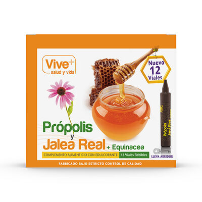 Própolis y jalea real Vive+ 12u