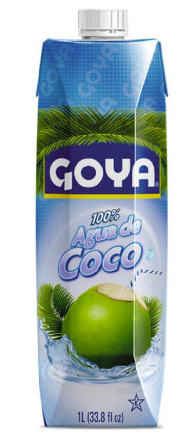 Agua de coco natural y refrescante Goya 1l