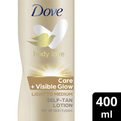 Loci&oacute;n autobronceadora Dove 400 ml Light