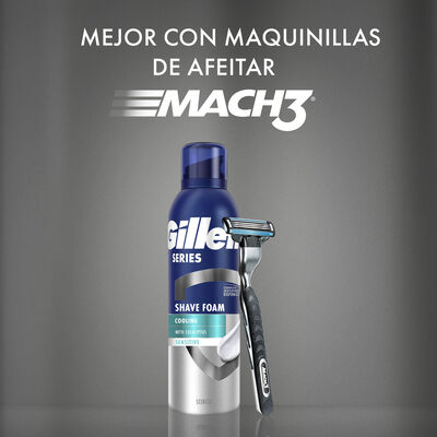 Espuma de afeitar Gillette 200+50ml series refrescante