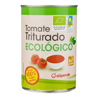 Tomate triturado sin gluten ecológico Alipende 400g