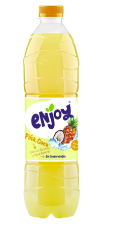 Refresco con sabor piña coco Enjoy 1,5l