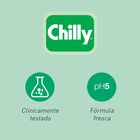 Jabon íntimo Chilly 250ml gel fórmula fresca