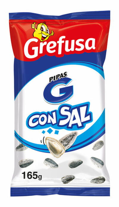 Pipas "g" sin gluten Grefusa 165g con sal