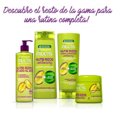 Mascarilla capilar intensiva Fructis 320ml hidra rizos
