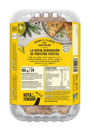 Bocados mediterráneos 100% vegetal Heüra 160g