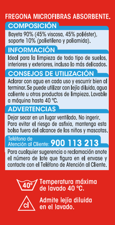 Fregona de microfibra Lanta absorbente