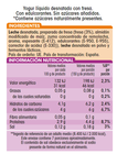 Yogur líquido desnatado Alipende 1kg fresa