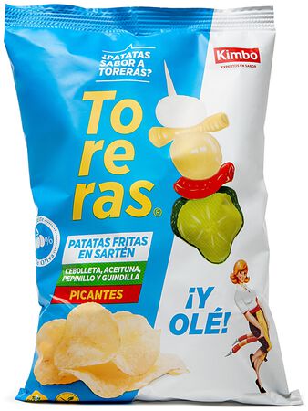 Patatas fritas en sartén con aceite de oliva 100% Toreras 120g