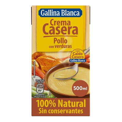 Crema casera de pollo-verdura Gallina Blanca 500ml