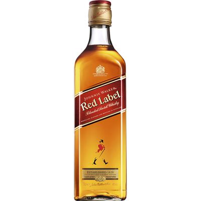 Whisky escocés Etiqueta Roja Johnnie Walker 70cl + mini black label