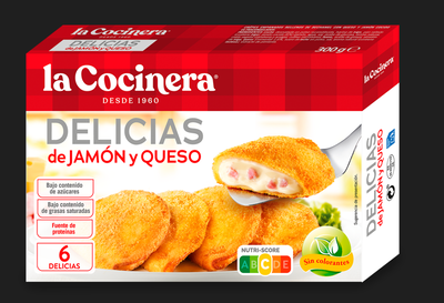 Delicia Jam&oacute;n y Queso Cocinera 300g