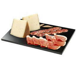 Lote: 250gr Jamón gran reserva Duroc +250gr Chorizo de cebo de campo cular +250gr Queso mezcla reserva