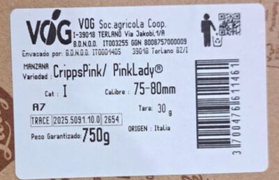 Manzana Pink Lady bandeja 750g