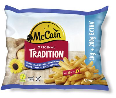 Patatas tradicionales McCain 1kg + 200 gramos